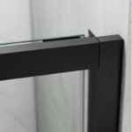 Mampara ducha frontal plegable SPAZIO COMBI A NEGRA - Imagen 4