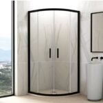 Mampara ducha semicircular PRESTIGE NEGRA
