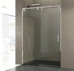 Mampara INOX fijo + corredera FUTURA
