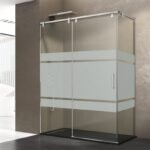 Mampara INOX fijo + corredera + lateral fijo FUTURA - Imagen 2