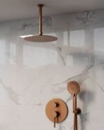 Grifería para ducha empotrada SIRIO COBRE PVD - Imagen 2