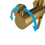Conjunto de ducha INVERTER R HELIOS Oro - Imagen 3