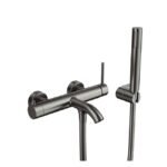 Grifo monomando para bañera SIRIO titanio