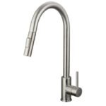 Grifo de cocina EXTRAIBLE ROUND ACERO