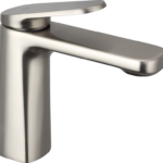 Grifo monomando lavabo LAZIO NÍQUEL PVD CEPILLADO