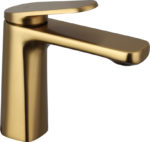 Grifo monomando lavabo LAZIO ORO PVD CEPILLADO