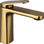 Grifo monomando lavabo LAZIO ORO PVD CEPILLADO