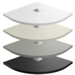 Plato de ducha semicircular carga mineral Alexia